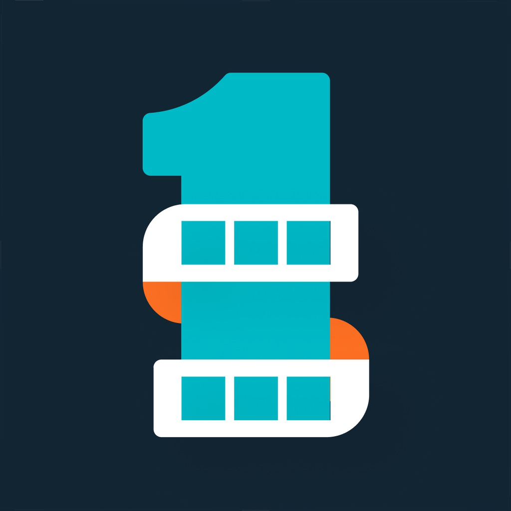 1 Second Everyday app icon with a flat minimalist rounded rectangle design featuring a stylized number 12.