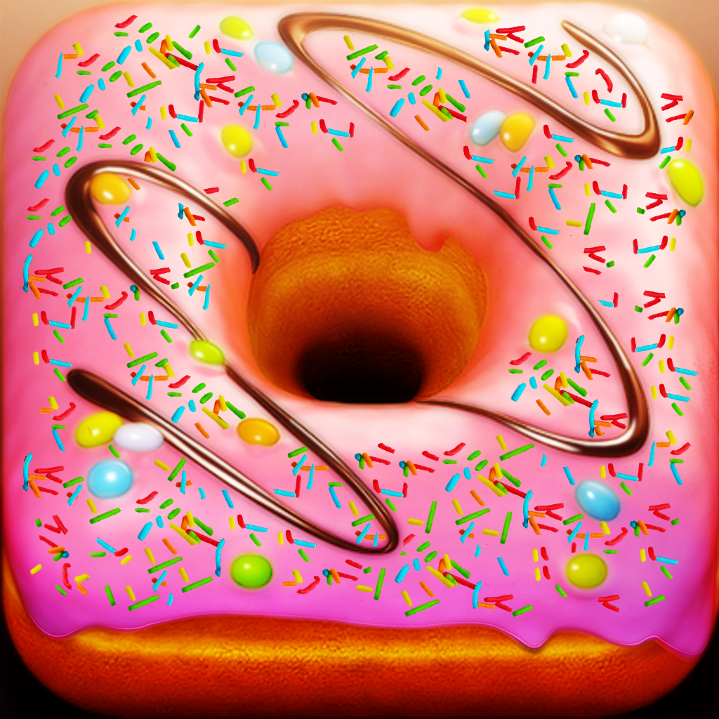 111+ Cake Recipes app icon with a 3D cartoon squircle design featuring a donut.