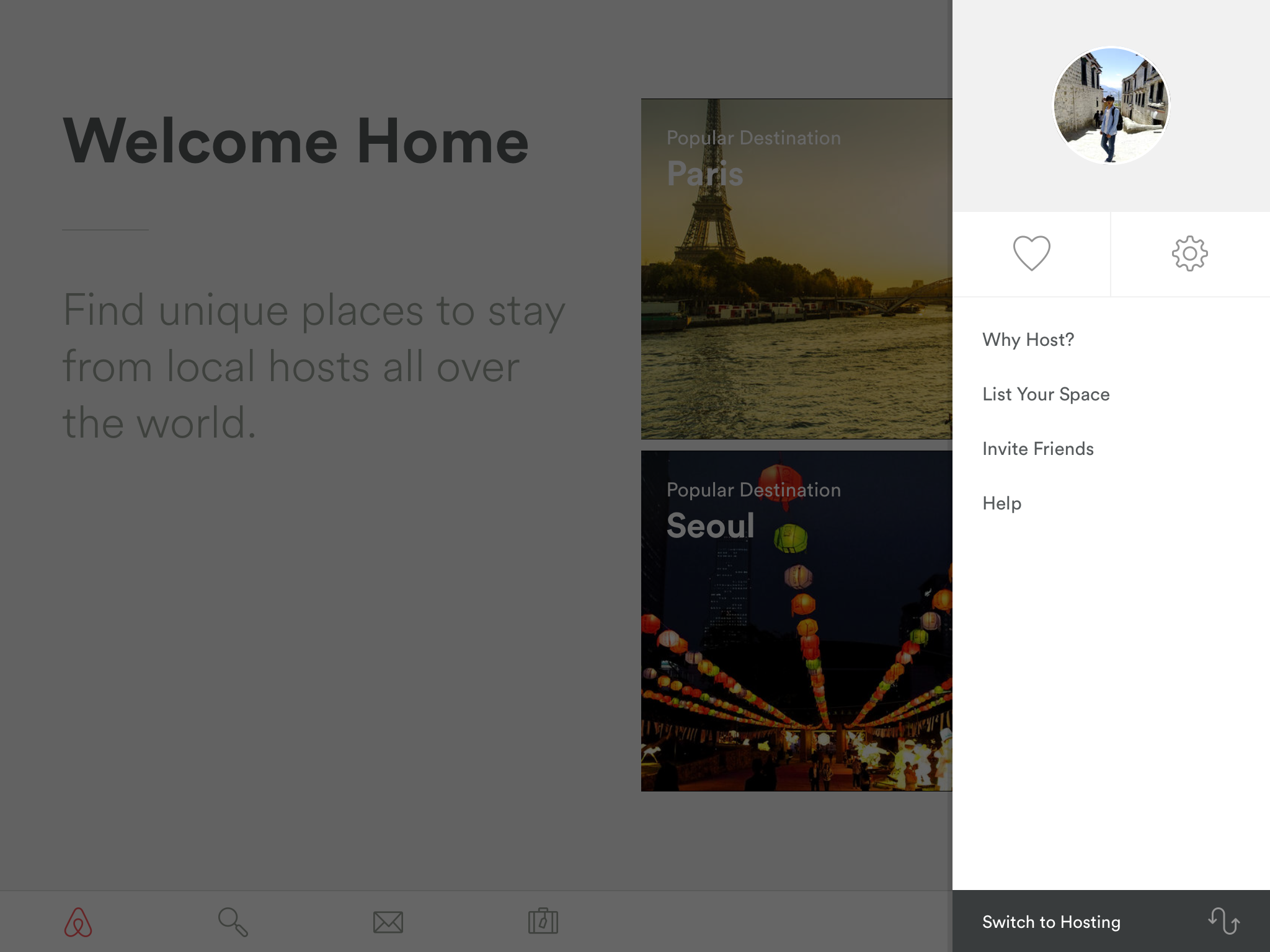 Airbnb Sidebar
