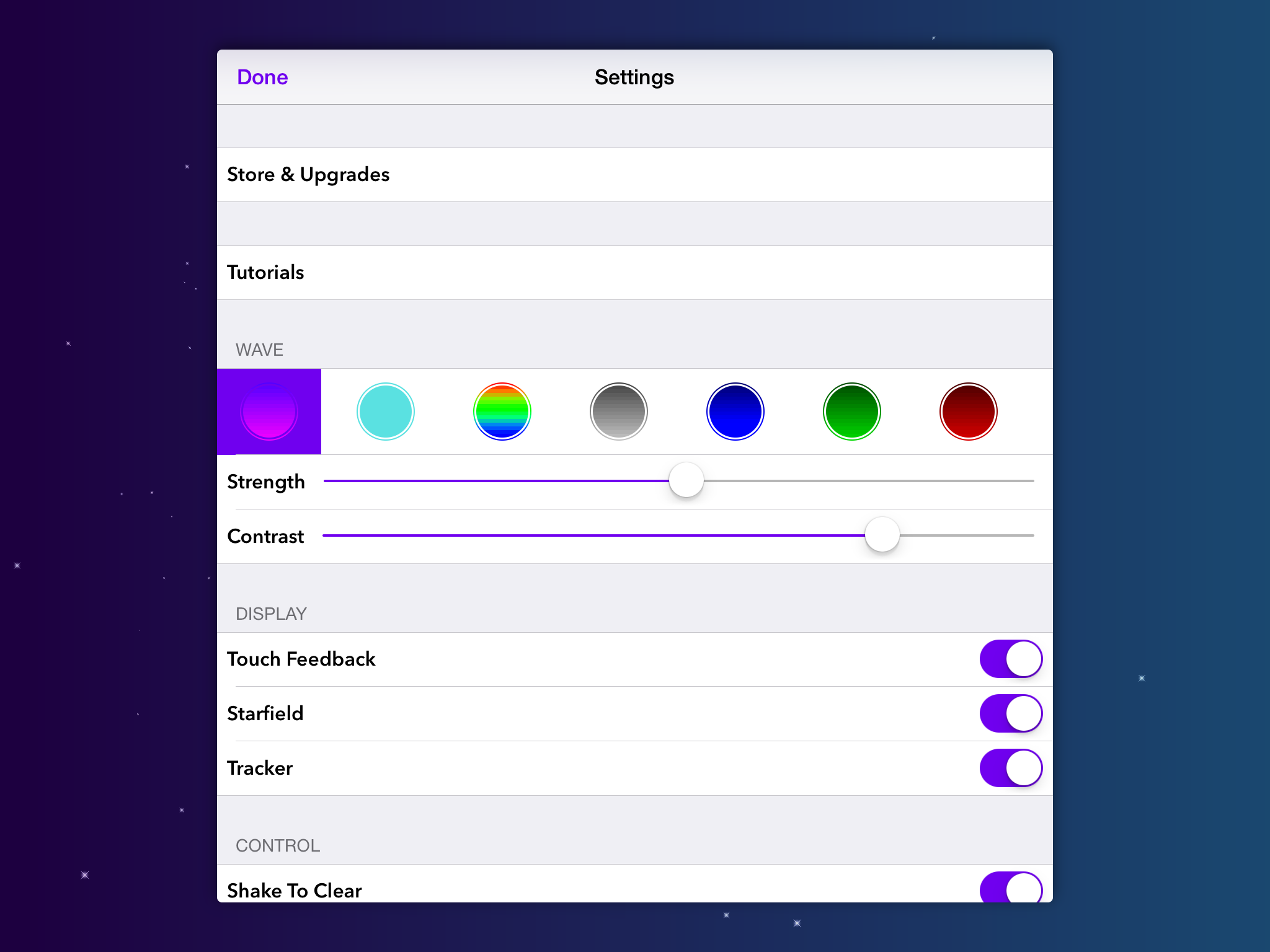 Beatwave Setting
