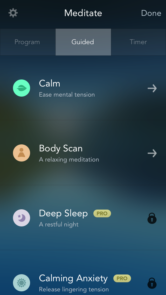 Calm List 4