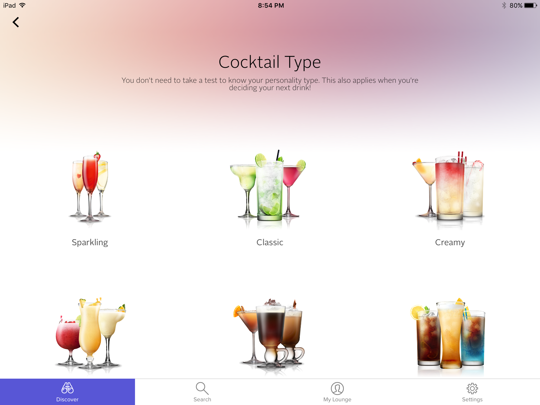 Cocktail Flow List
