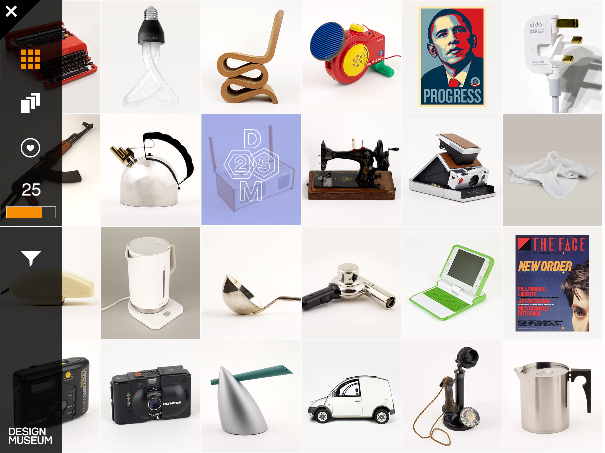 The Design Museum Collection Collection List