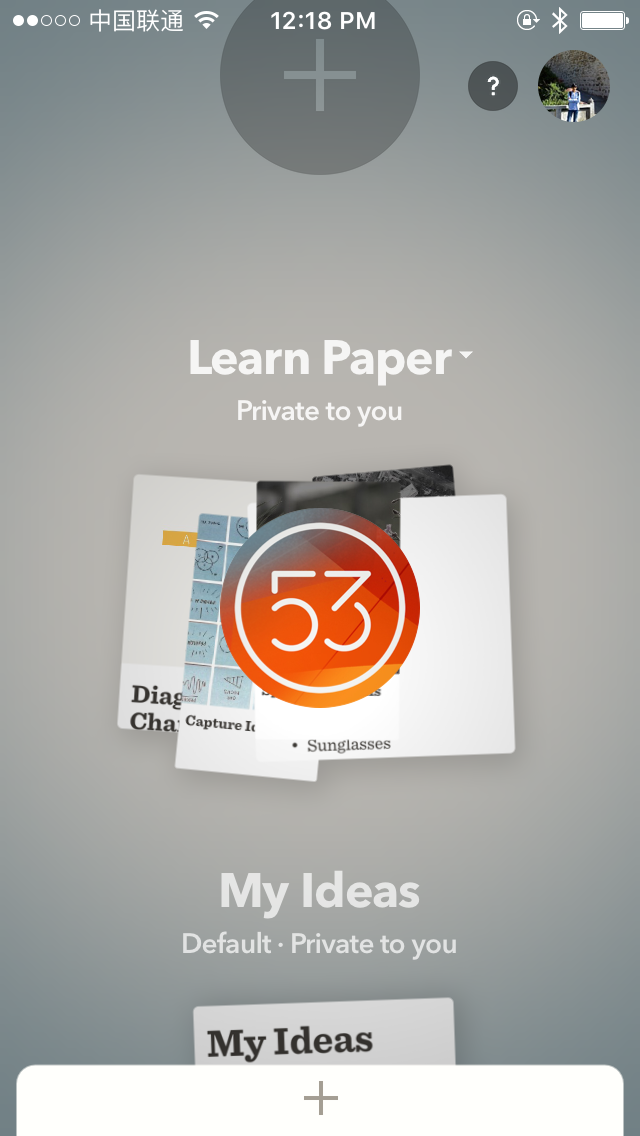 FiftyThree Paper Home