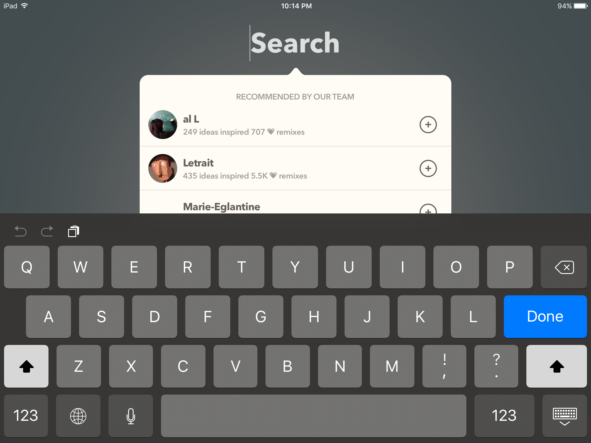 FiftyThree Paper Search