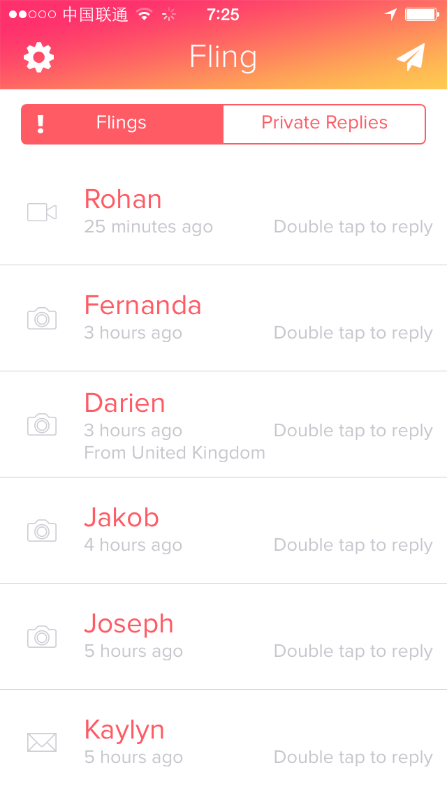 Fling List