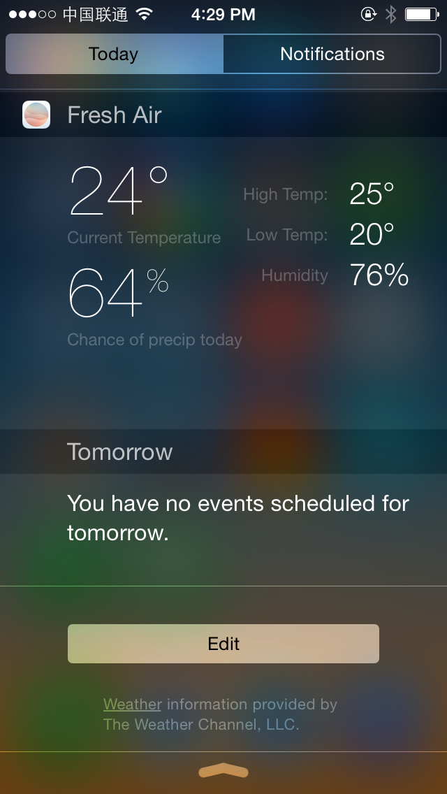 Fresh Air Widget
