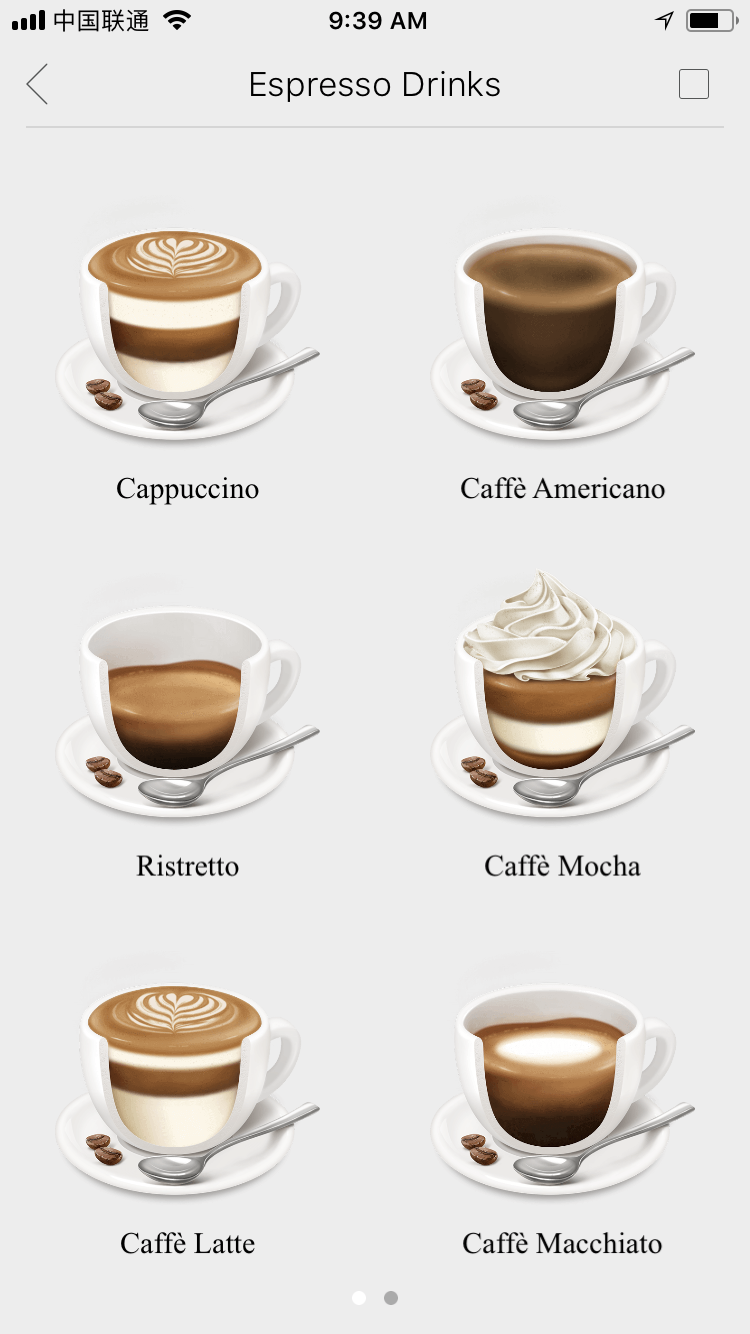 Fun Coffee List