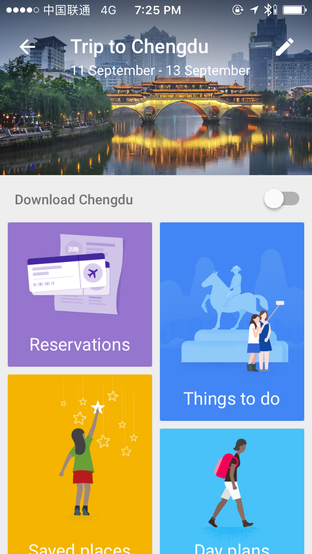 Google Trips Content