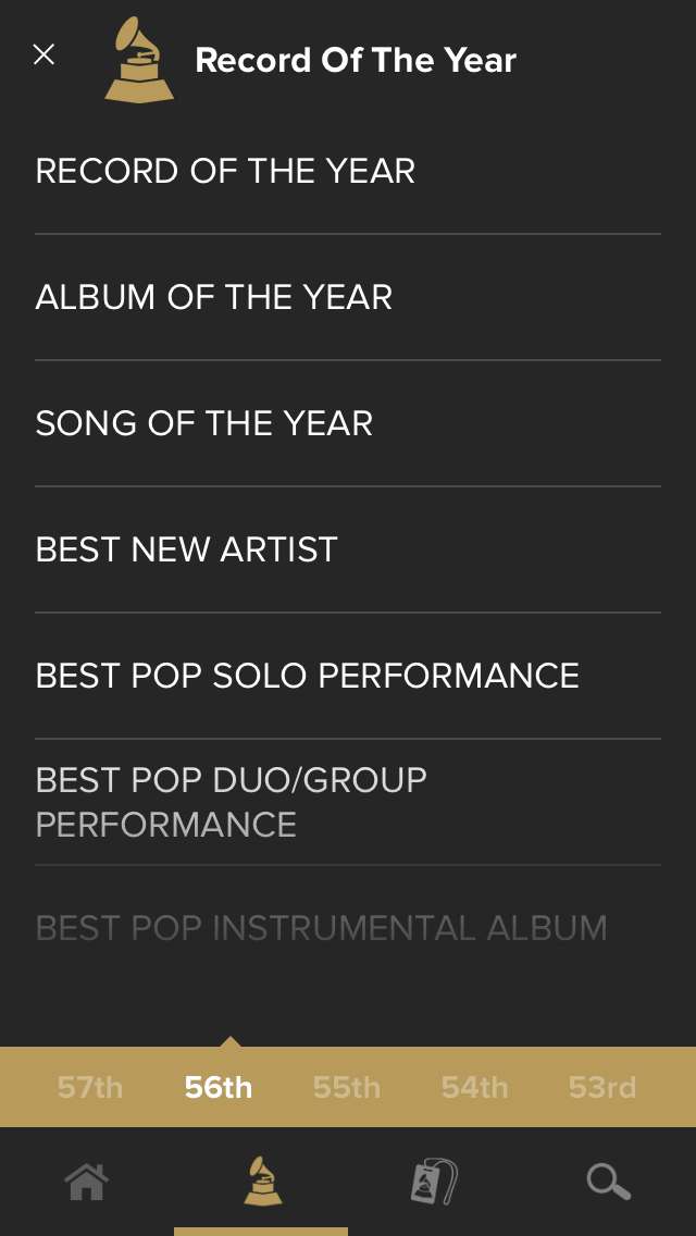 Grammys List 2