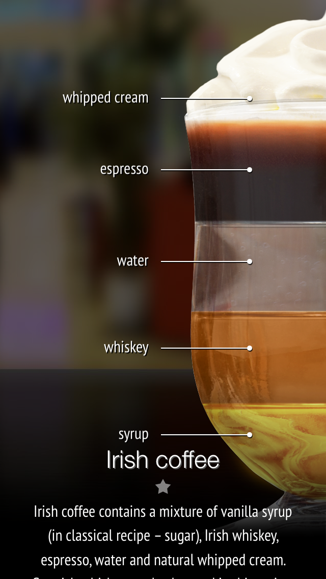 Great Coffee App Content