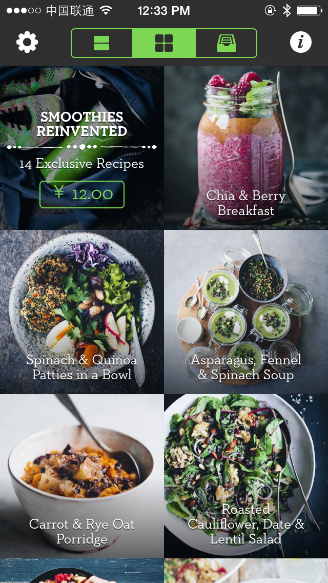 Green Kitchen List