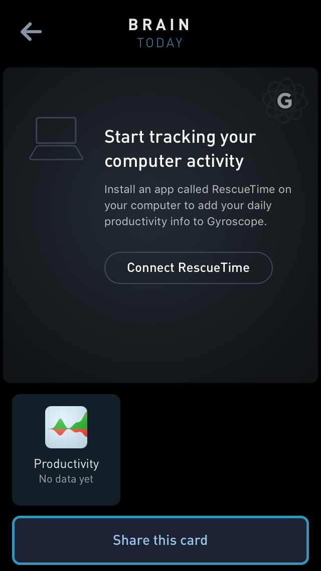 Gyroscope Content Empty