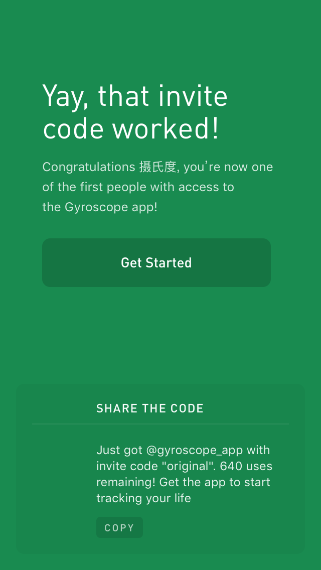 Gyroscope Invite 2