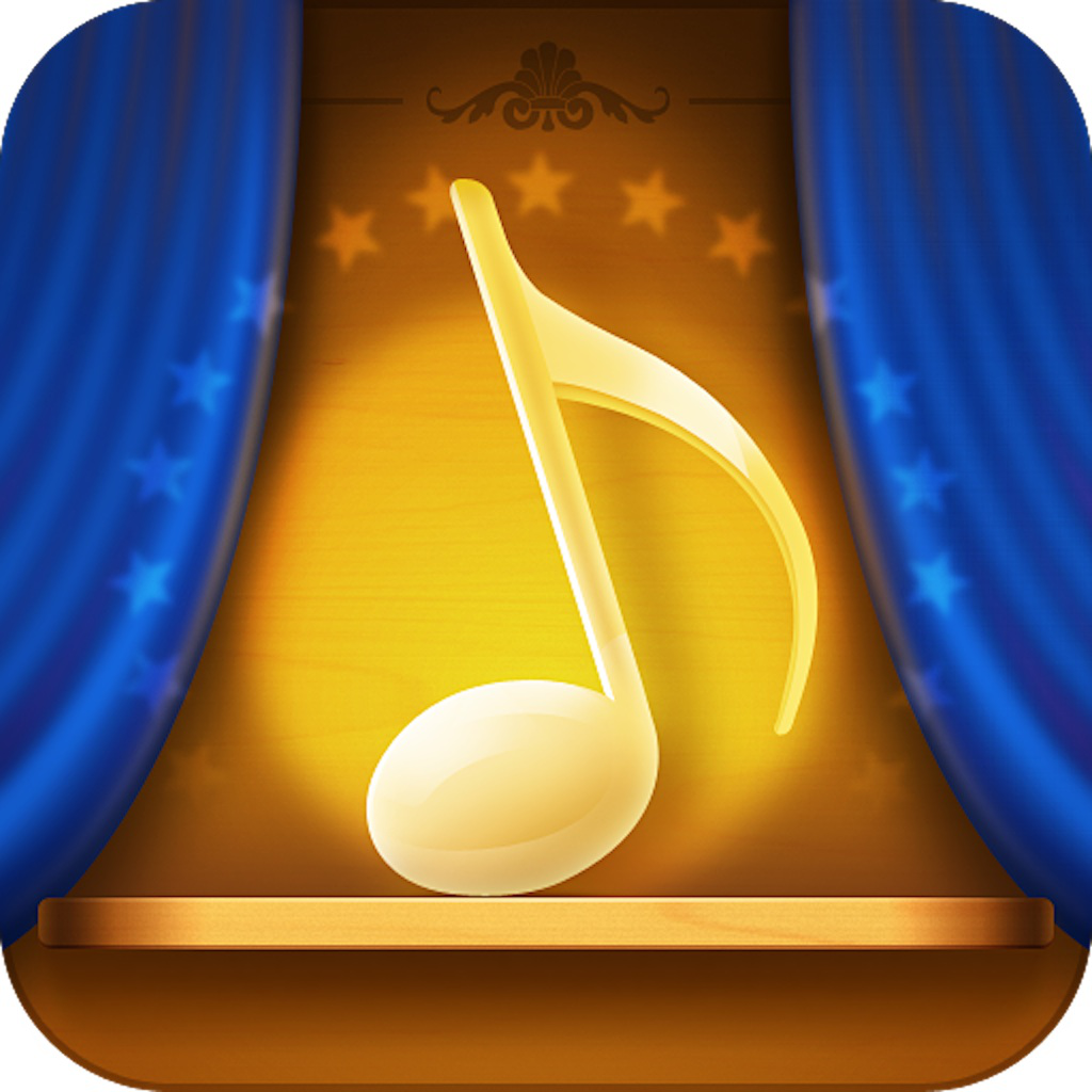 I Am Composer app icon with a multicolored skeuomorphism squircle design featuring a musical note.