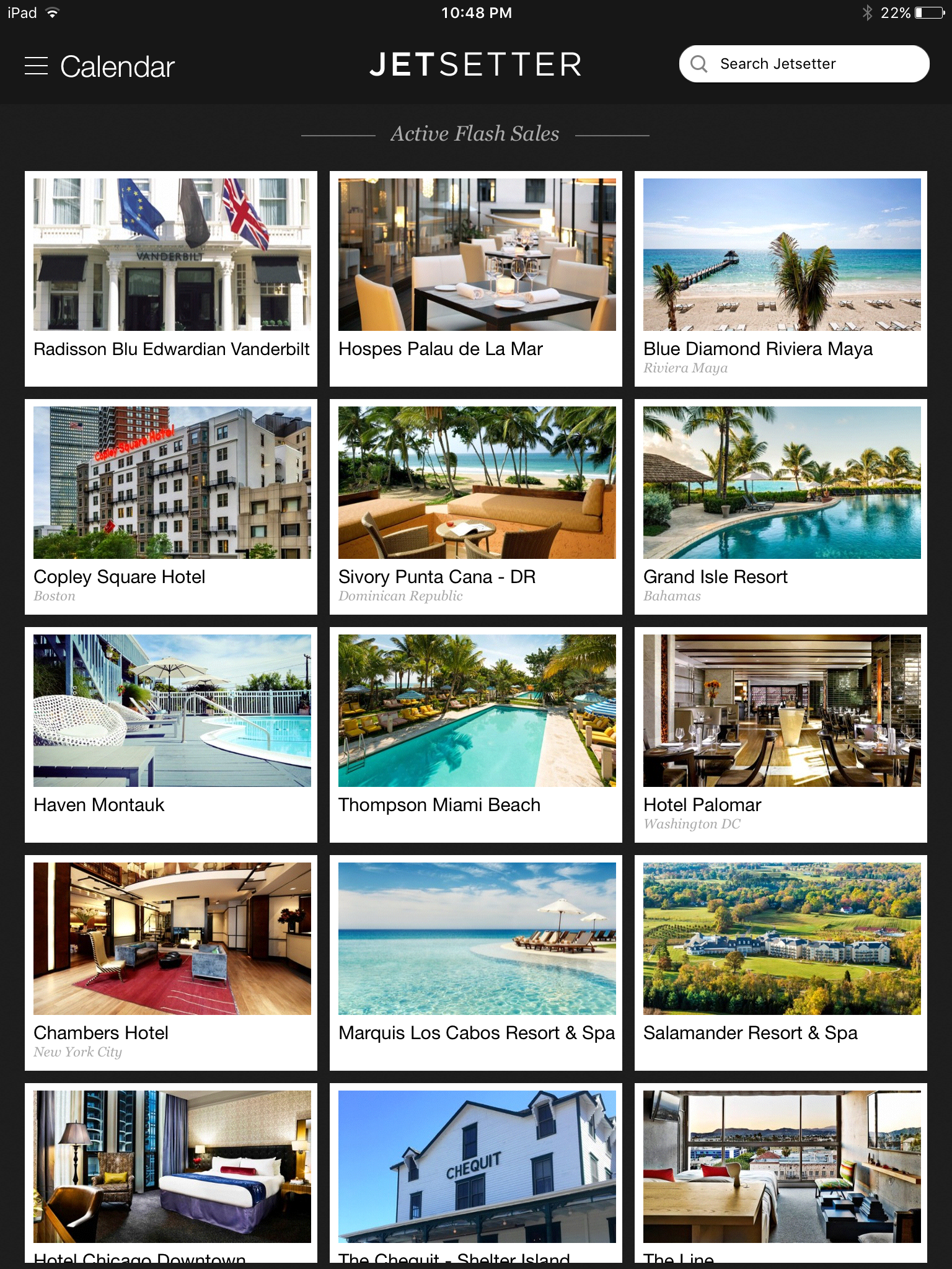 Jetsetter List
