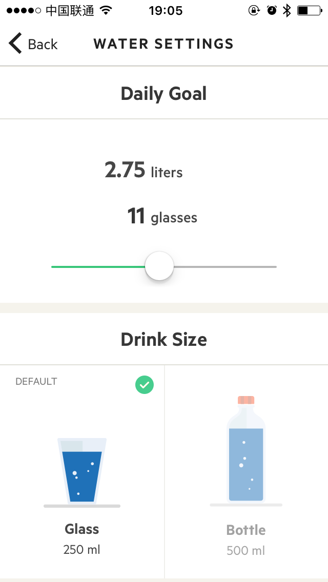 Lifesum Setting