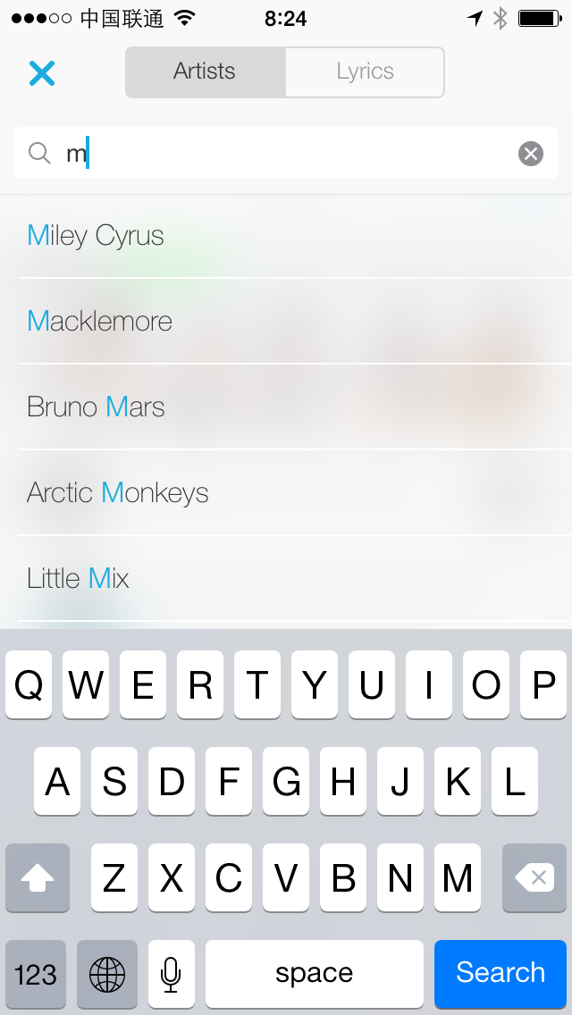 MTV Artists Search
