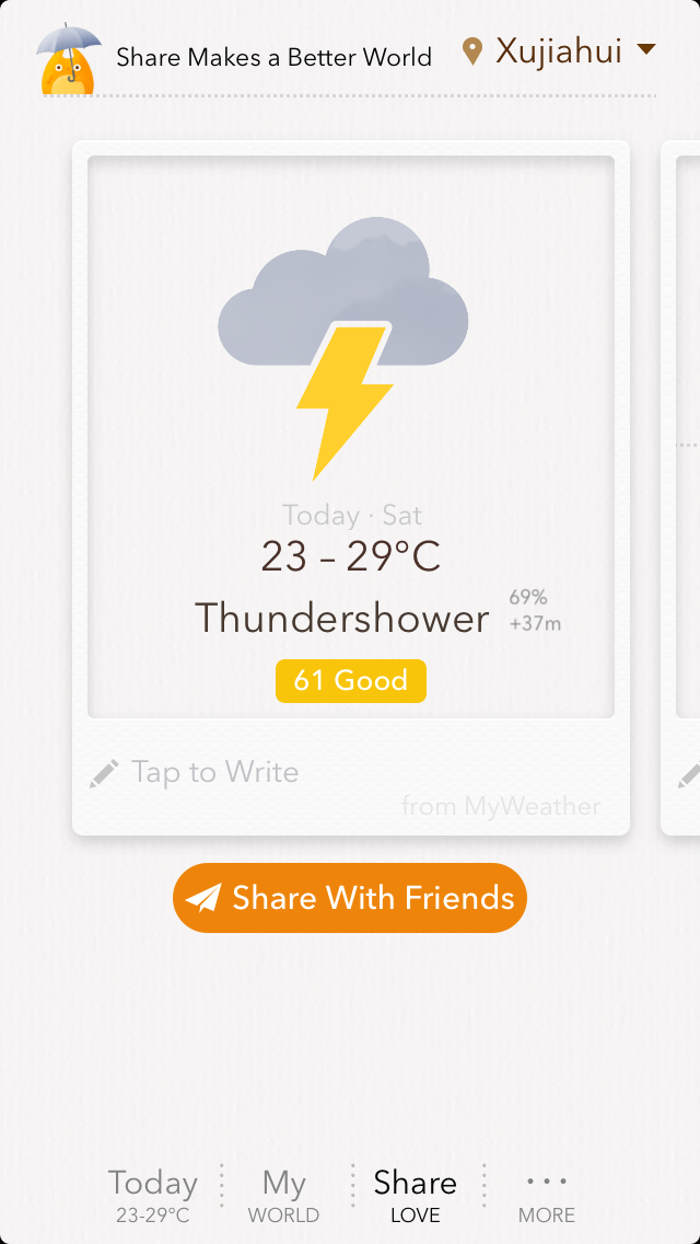 MyWeather Share