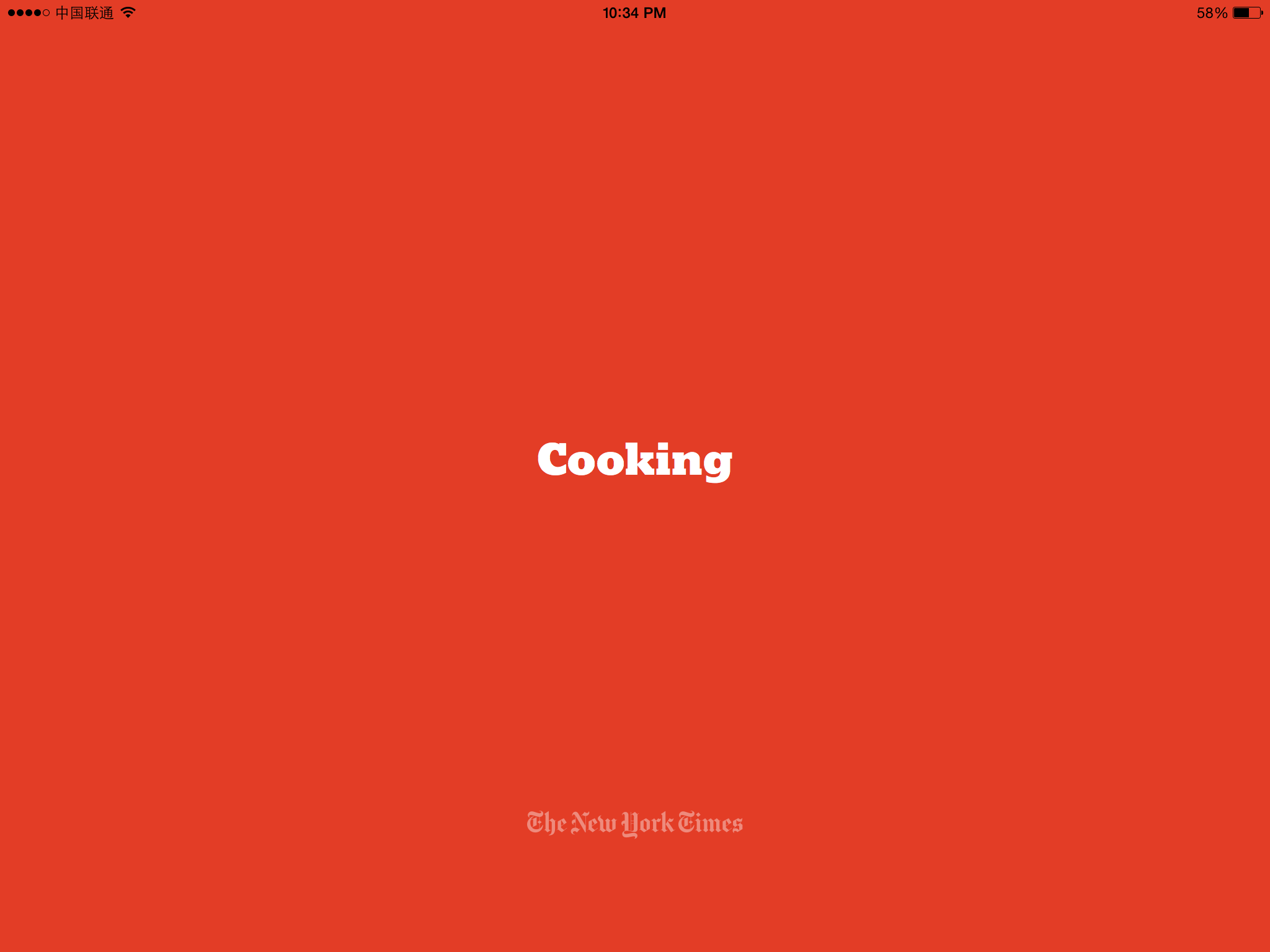 NYT Cooking Splash
