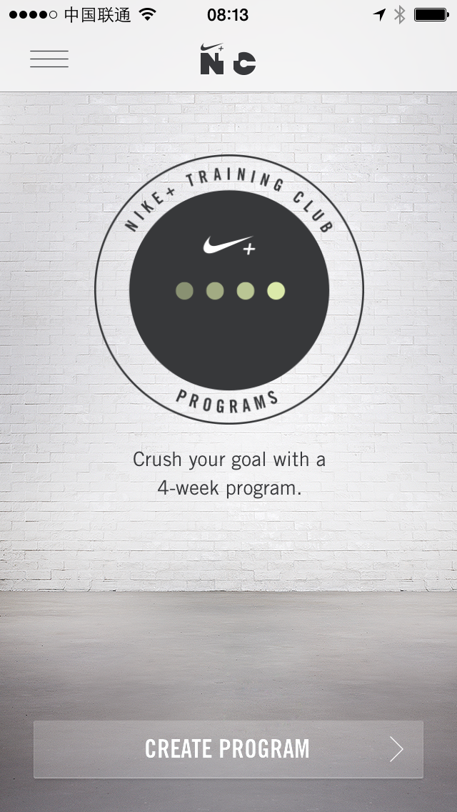 Nike+ Training Club Program