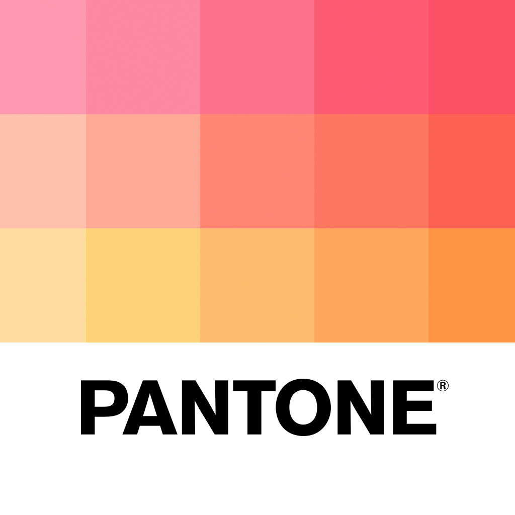 PANTONE Studio app icon with a multicolored flat minimalist rectangular grid design featuring a color palette grid.
