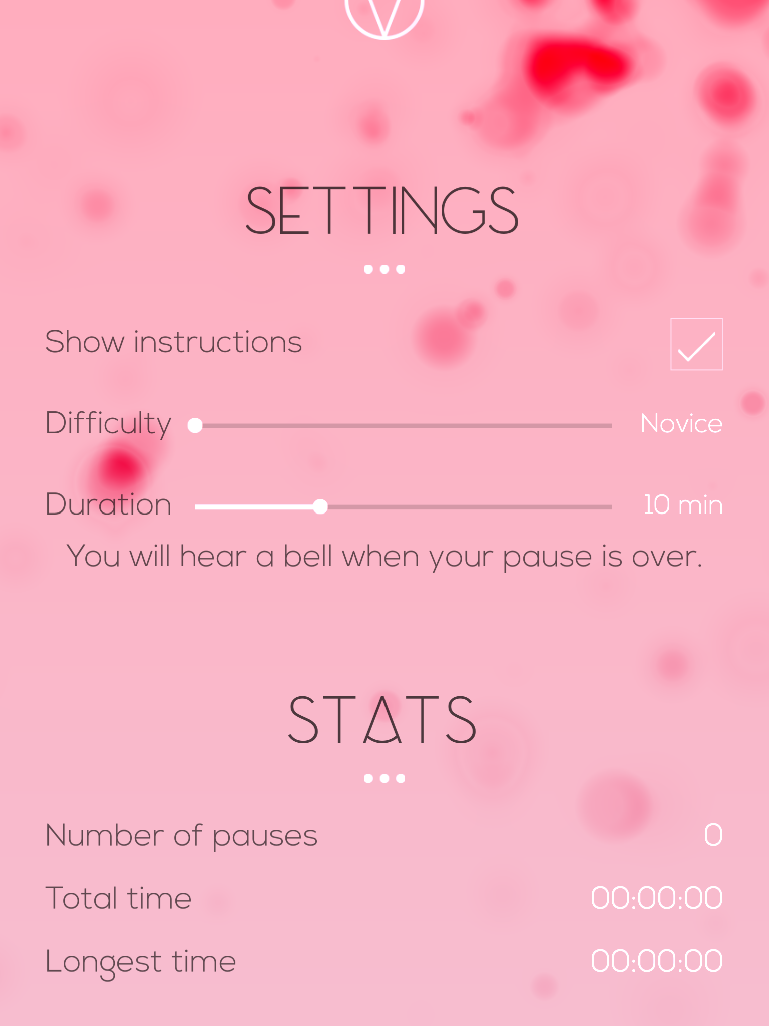 PAUSE Setting