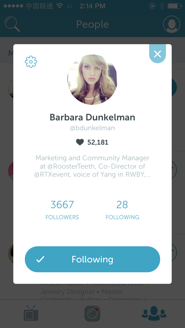 Periscope Profile