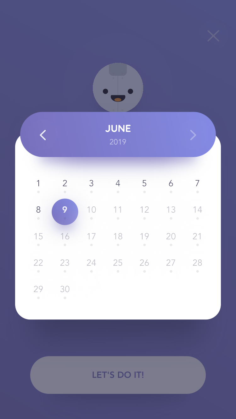 Reflectly Calendar
