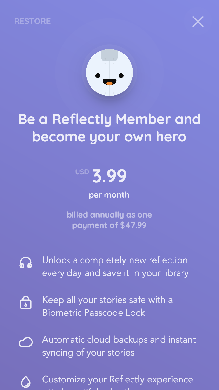 Reflectly Unlock
