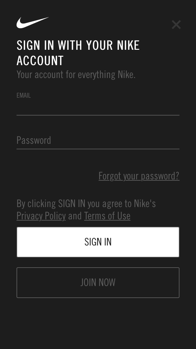 SNKRS Login