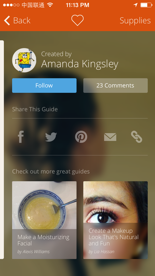 Snapguide Content End