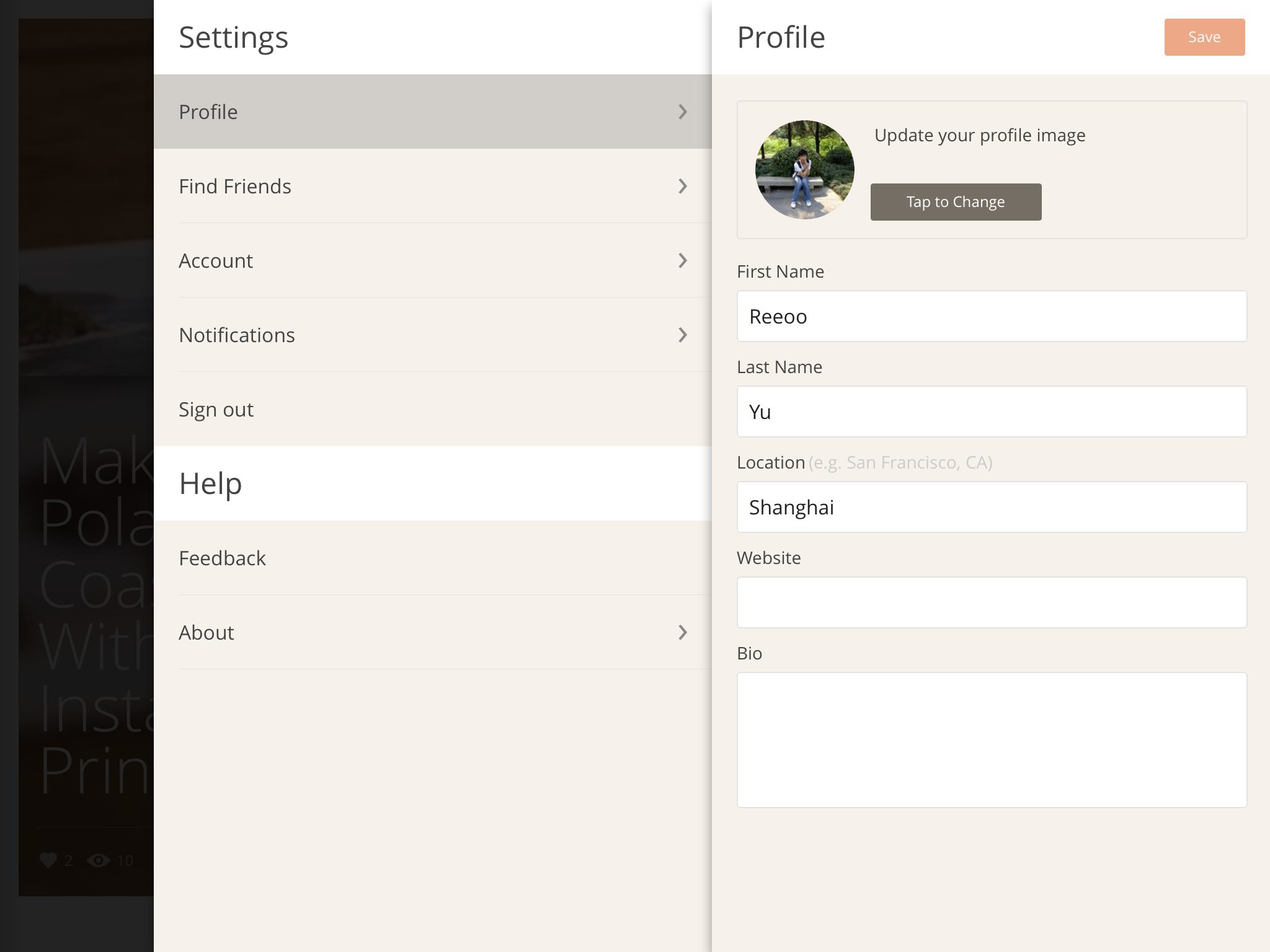 Snapguide Settings