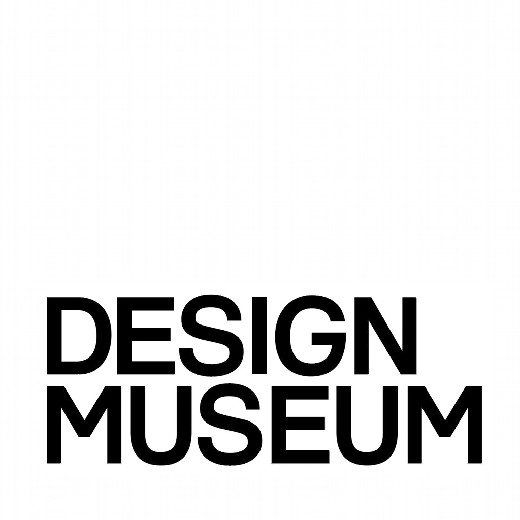 The Design Museum Collection app icon with a white flat minimalist rounded rectangle design featuring a typography.