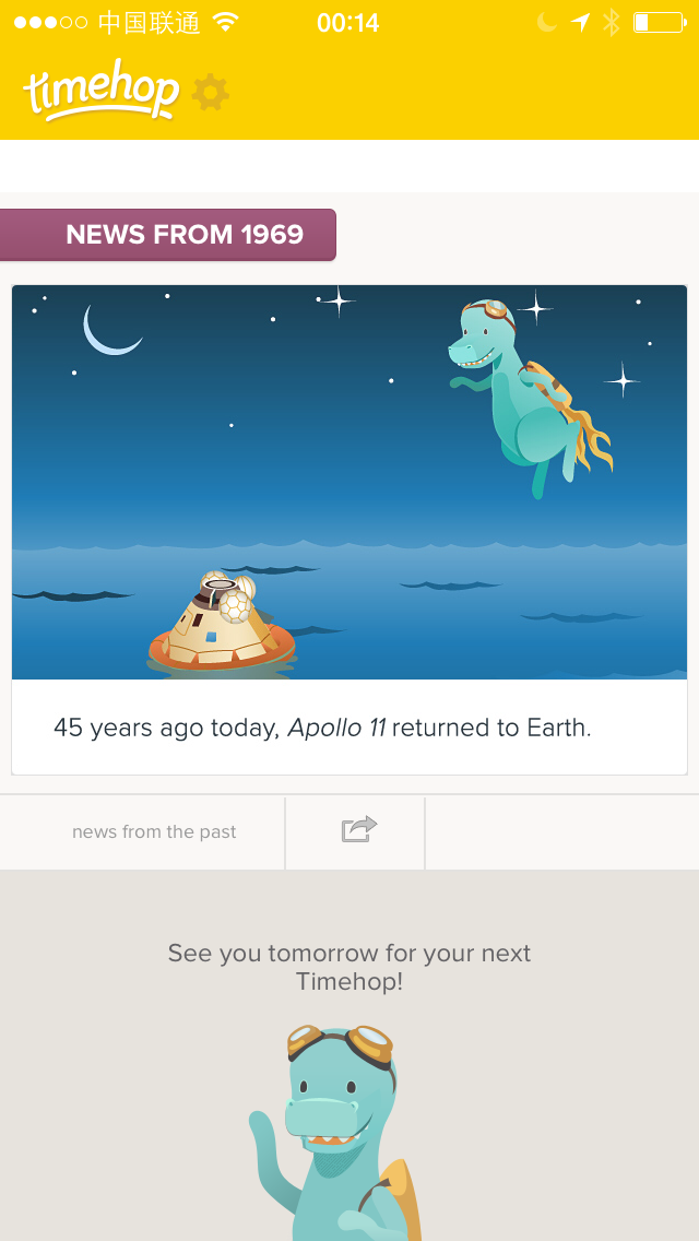 Timehop Home