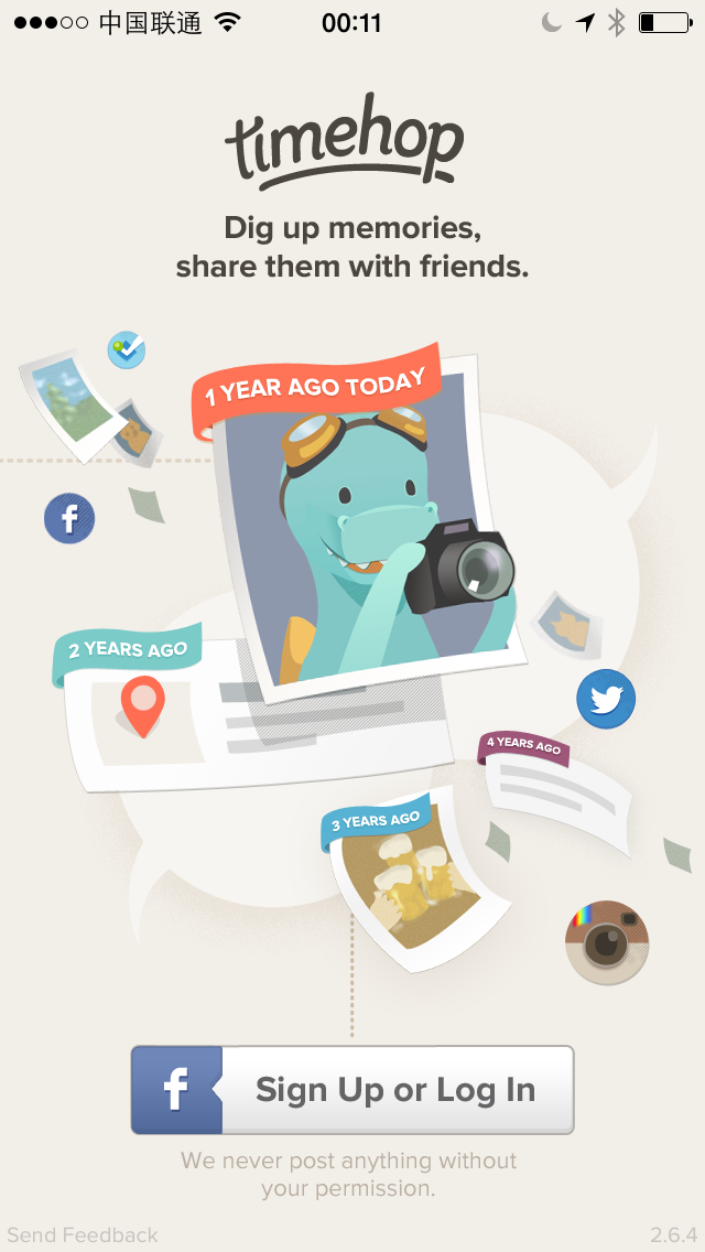 Timehop Login