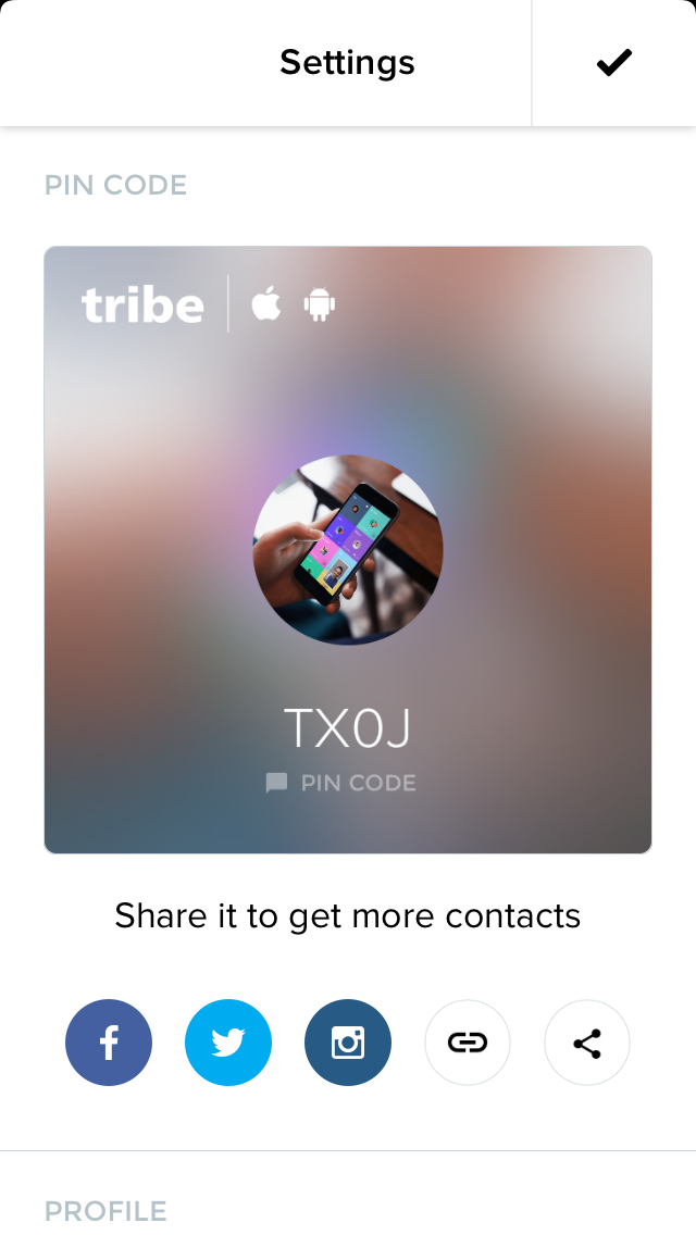 Tribe Setting