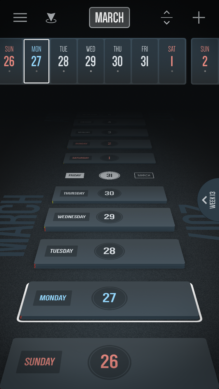 Vantage Calendar Home