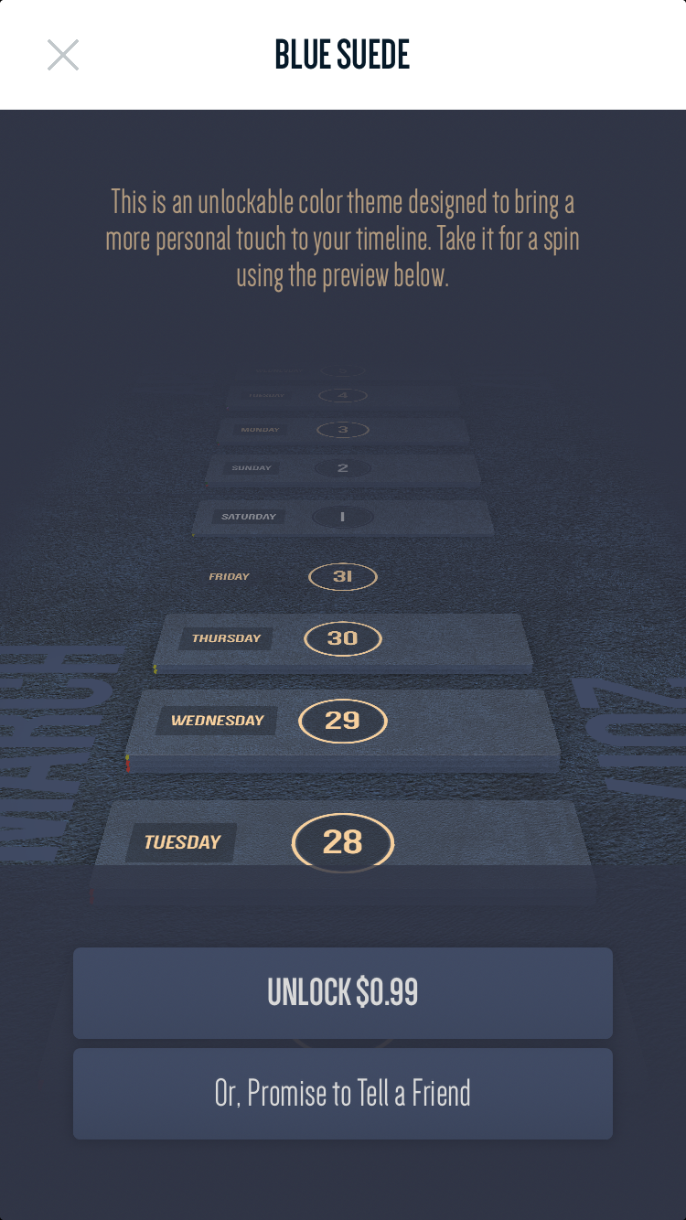 Vantage Calendar Unlock
