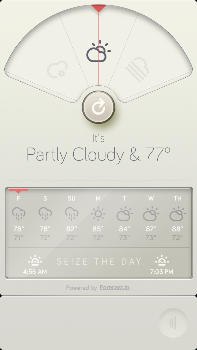 Weather Dial Home