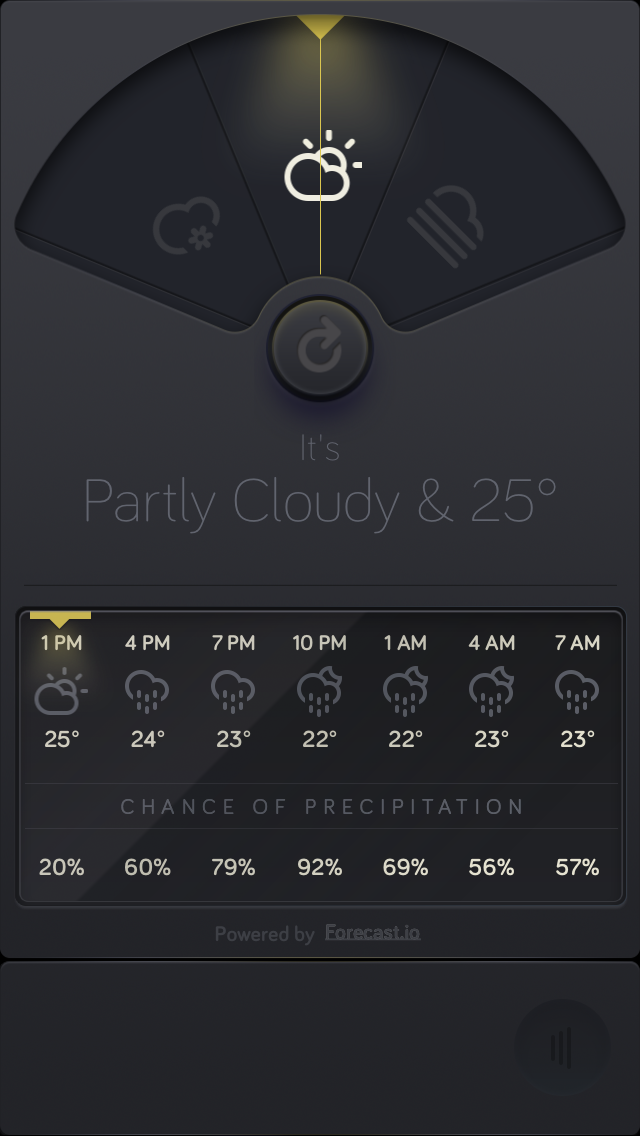 Weather Dial Night