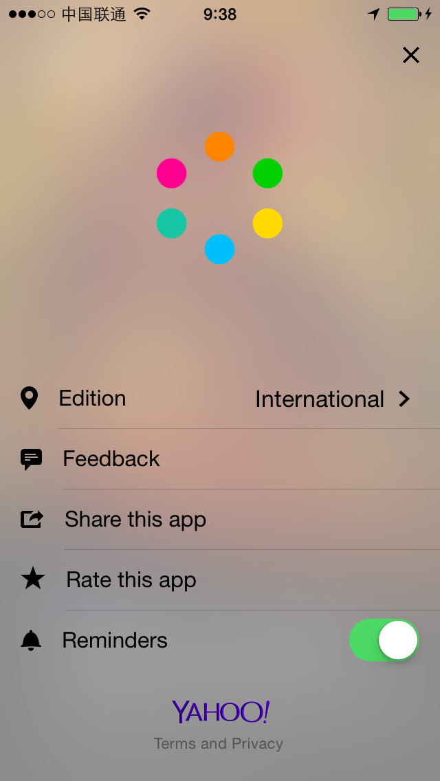 Yahoo News Digest Setting
