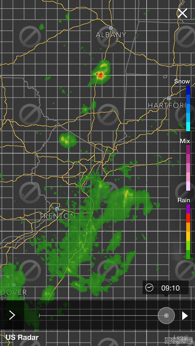 Yahoo Weather Map