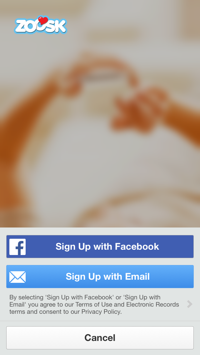 Zoosk Login