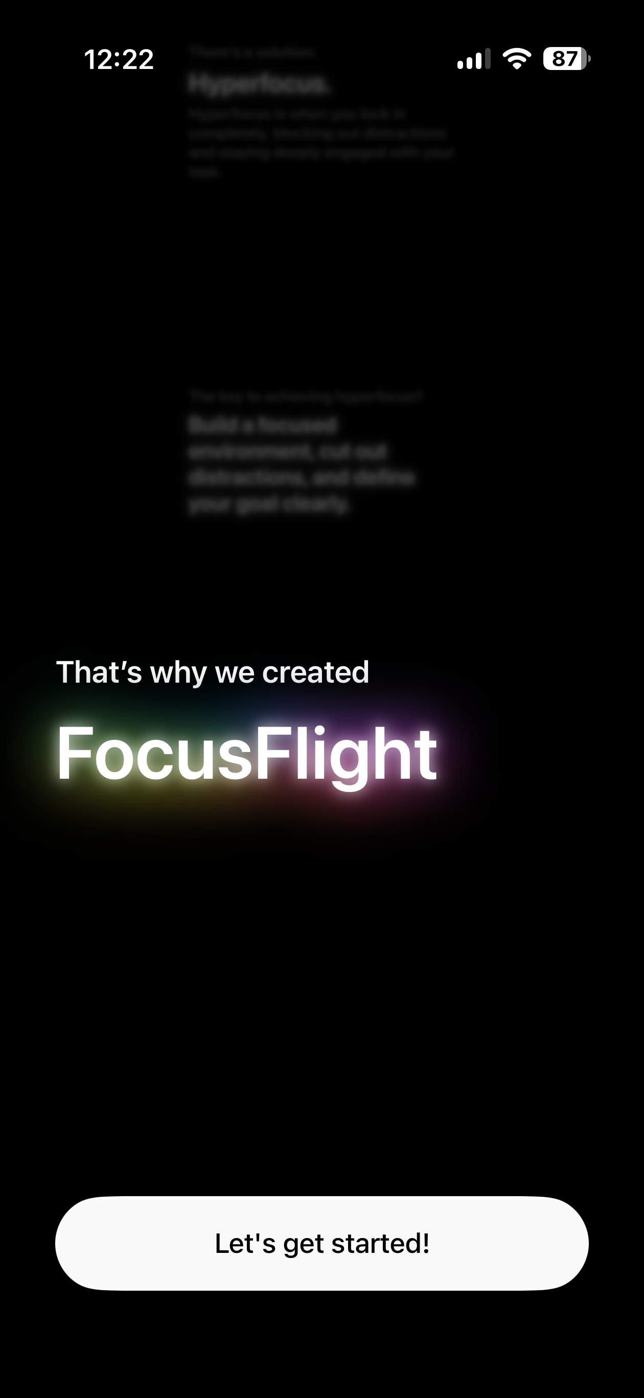 FocusFlight Tutorial