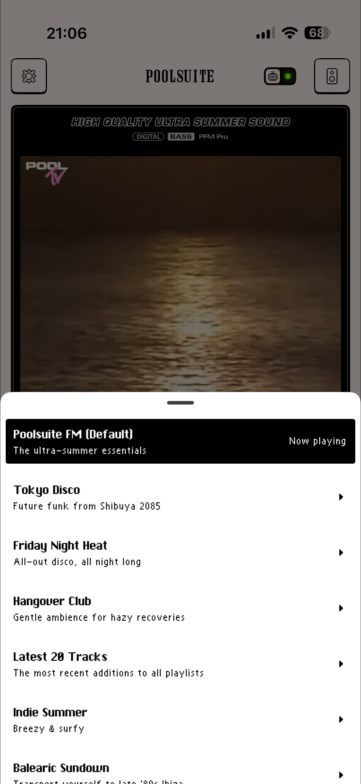 Poolsuite FM Home