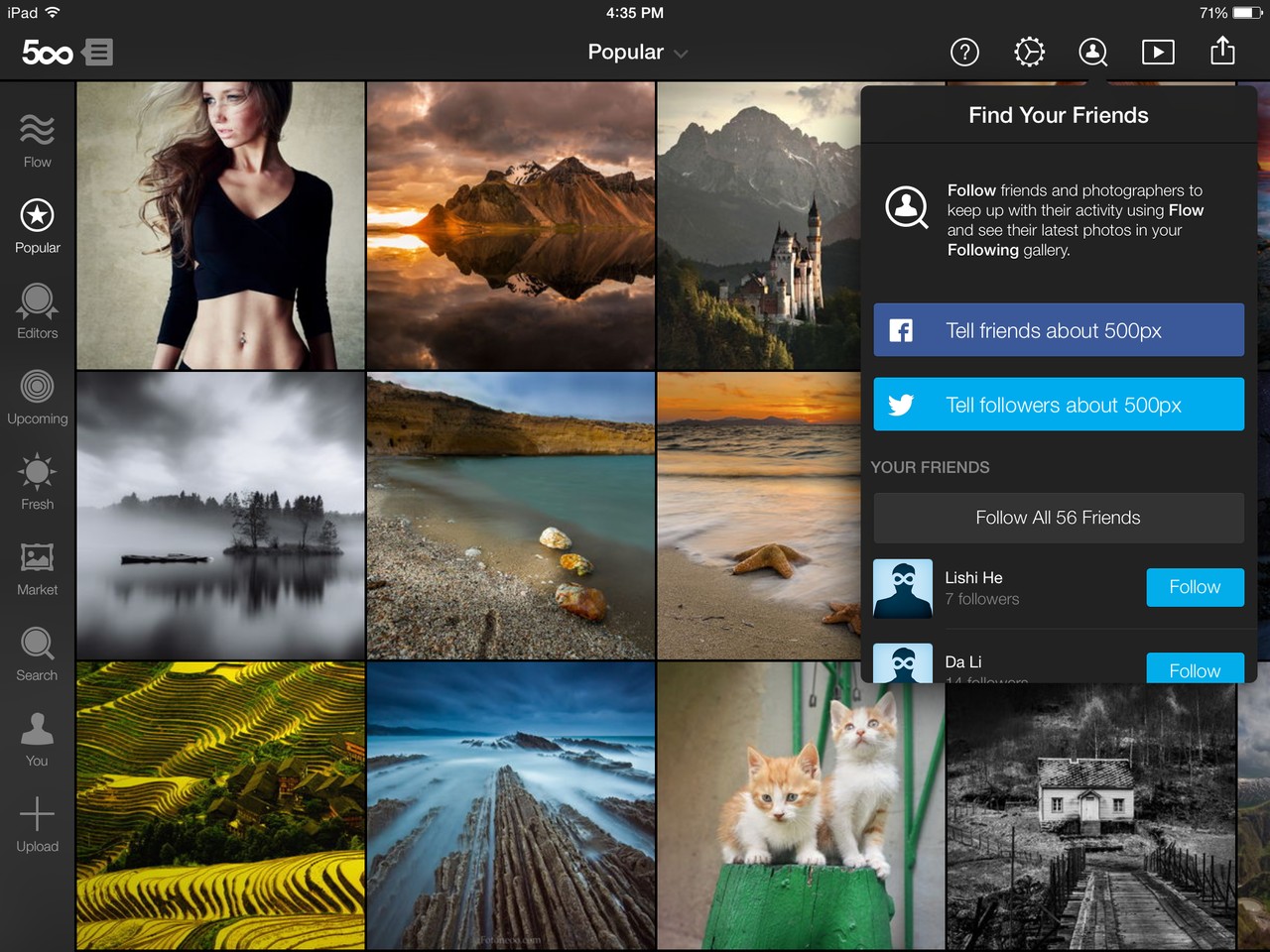 500px Find Friend