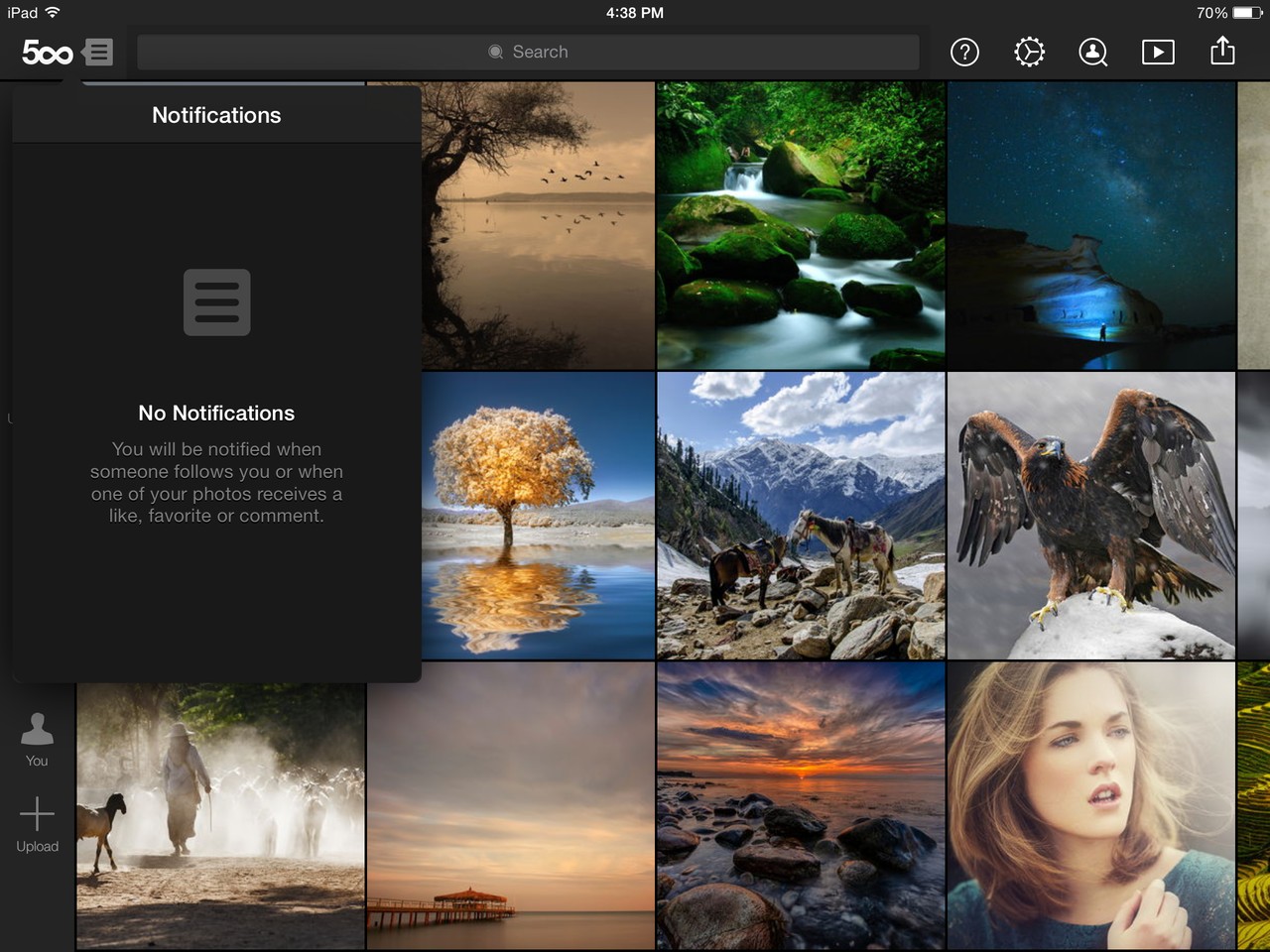 500px Notification