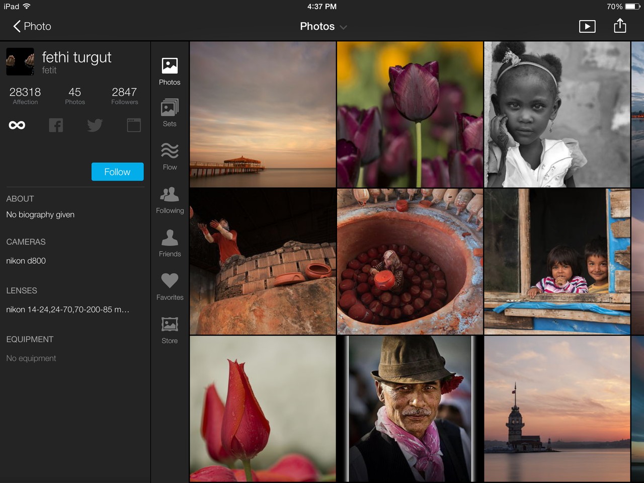 500px Profiles