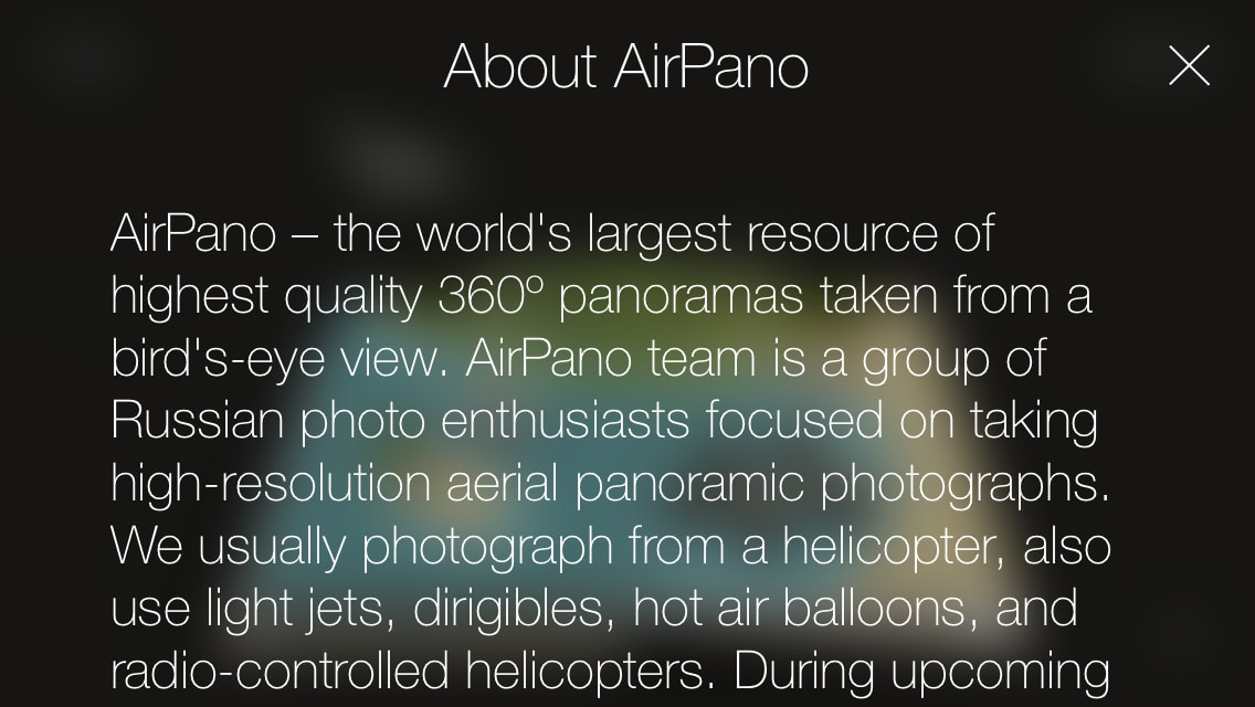 AirPano Travel Book About